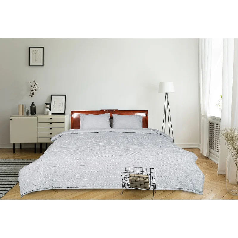 Goose down comforters known for their superior quality and insulationRailroad Stripe Grey and Ivory and Black Cotton Twin Comforter Set Goose down comforters known for their superior quality and insulationRailroad Stripe Grey and Ivory and Black Cotton Twin Comforter Set
