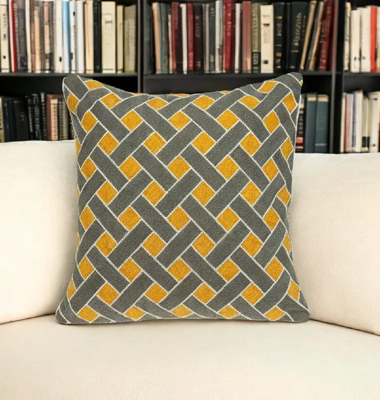 Hypoallergenic Pillows for Allergy SufferersMemory Foam Pillows for Neck Support20" X 7" X 20" Transitional Gray And Orange Pillow Cover With Poly Insert Hypoallergenic Pillows for Allergy SufferersMemory Foam Pillows for Neck Support20" X 7" X 20" Transitional Gray And Orange Pillow Cover With Poly Insert