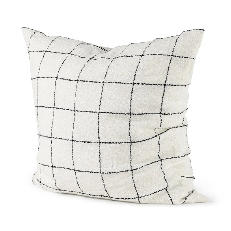 Silk Pillows for Smooth Skin and HairCooling Pillows for Hot SleepersWhite And Black Grid Square Accent Pillow Cover Silk Pillows for Smooth Skin and HairCooling Pillows for Hot SleepersWhite And Black Grid Square Accent Pillow Cover