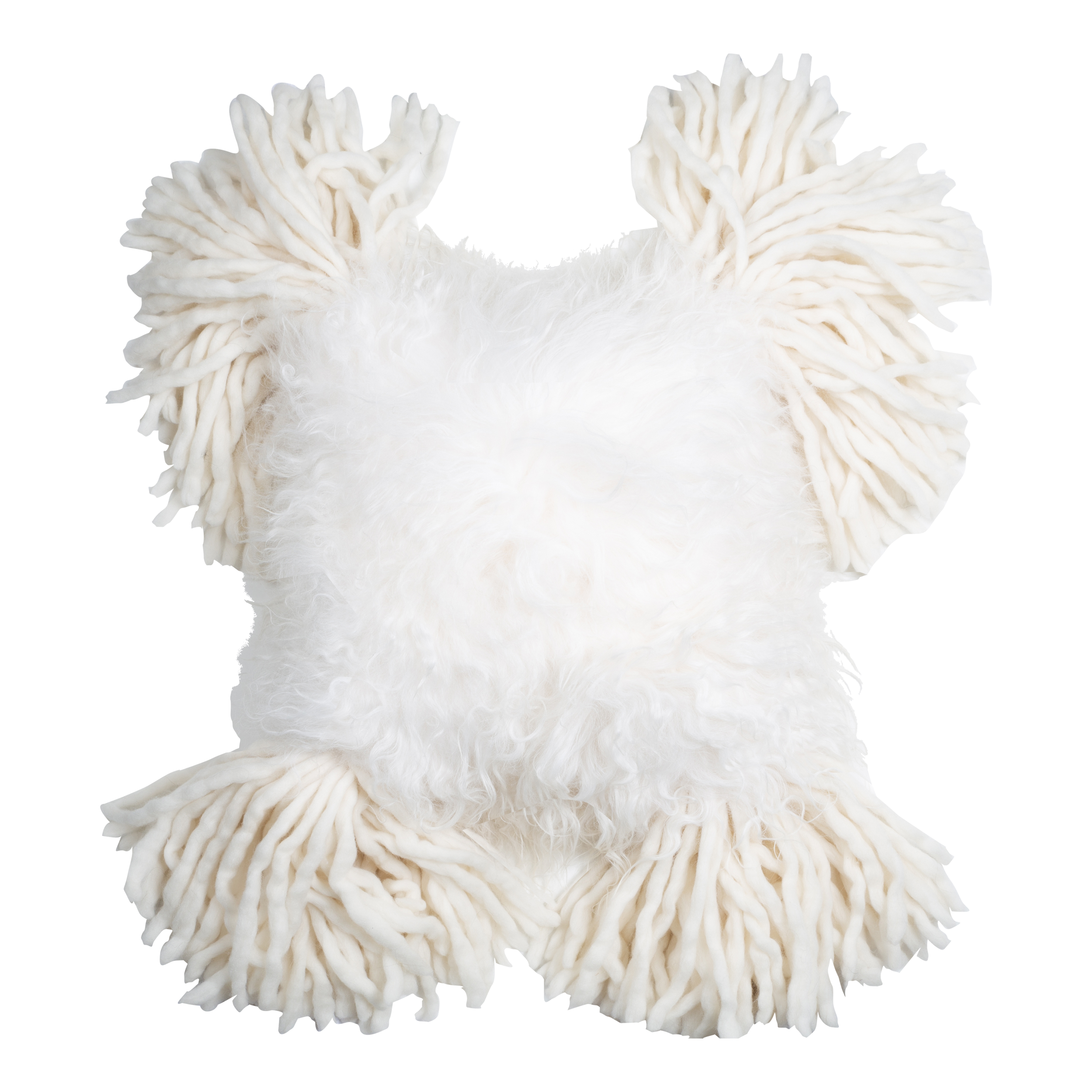Bolster Pillows for Sofa DecorationFirm Pillows for Side SleepersSheepskin Tassel Pillow Bolster Pillows for Sofa DecorationFirm Pillows for Side SleepersSheepskin Tassel Pillow