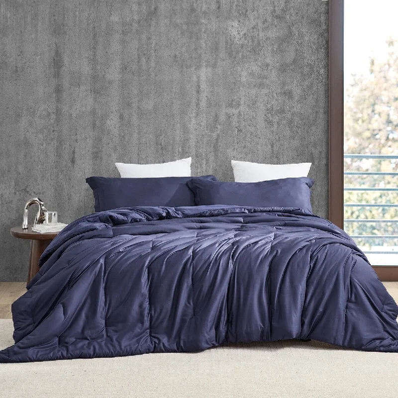 Bamlin Butter - Coma Inducer® Oversized Cooling Comforter Set - Navy Eclipse