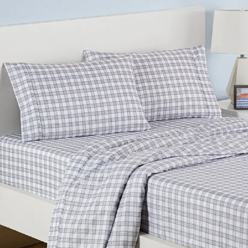 Thermal - Regulating Bamboo Sheets for All - Season ComfortWaverly Kids Norfolk Plaid Sheet Set Thermal - Regulating Bamboo Sheets for All - Season ComfortWaverly Kids Norfolk Plaid Sheet Set