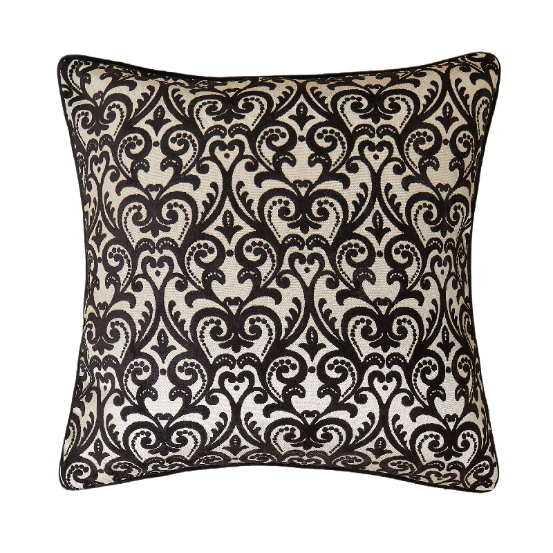Soft and Fluffy Pillows for Bedroom ComfortBlack Ikat Pillow