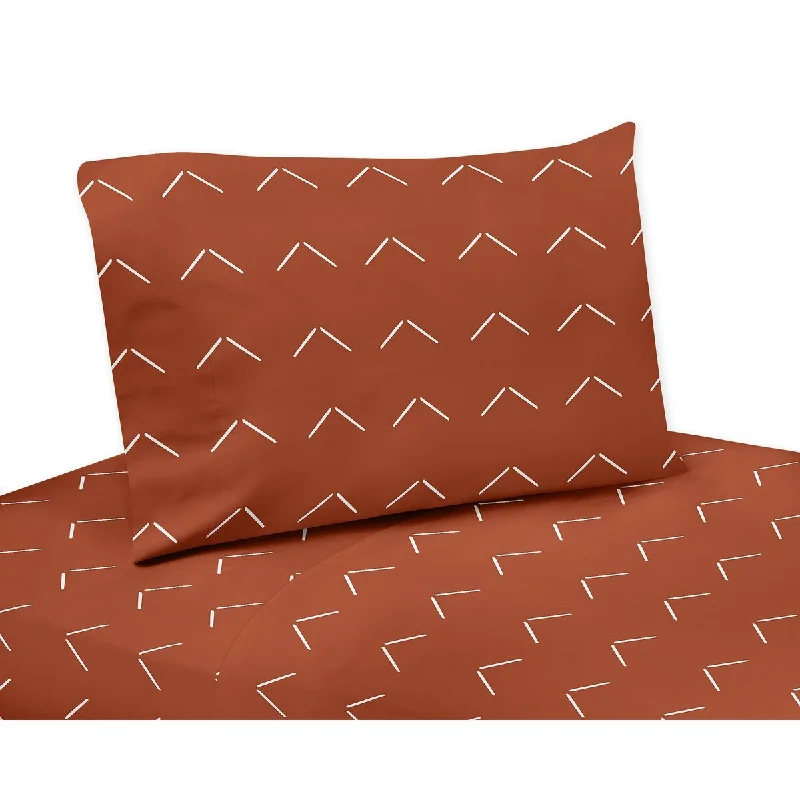 Queen - Size Sheet Sets with a European Pillowcase SetBoho Arrow 3pc Twin Sheet Set - Ivory Burnt Orange Off White Modern Farmhouse Southwest Shabby Chic Neutral for Bohemian Diamond Queen - Size Sheet Sets with a European Pillowcase SetBoho Arrow 3pc Twin Sheet Set - Ivory Burnt Orange Off White Modern Farmhouse Southwest Shabby Chic Neutral for Bohemian Diamond