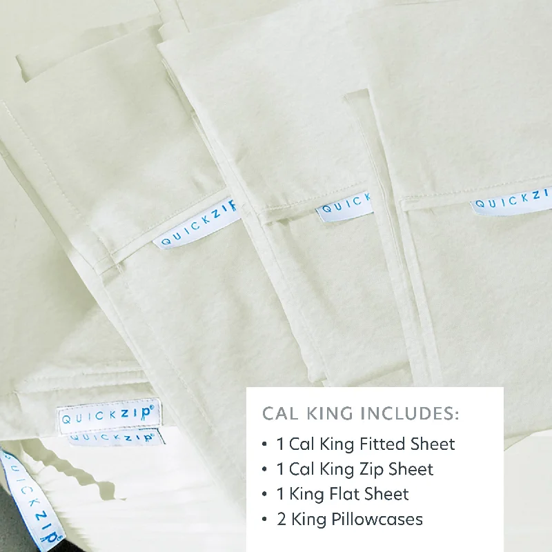 Organic Flannel Sheets for a Natural and Warm SleepQuickZip Classic Bundle | More Comfort. Less Hassle. Sheets that Zip Off and On and Won't Pop Off! | Percale Cotton | Fitted Sheet (Base + Zip Sheet) + Extra Zip Sheet; Flat Sheet; 2 Pillowcases Organic Flannel Sheets for a Natural and Warm SleepQuickZip Classic Bundle | More Comfort. Less Hassle. Sheets that Zip Off and On and Won't Pop Off! | Percale Cotton | Fitted Sheet (Base + Zip Sheet) + Extra Zip Sheet; Flat Sheet; 2 Pillowcases