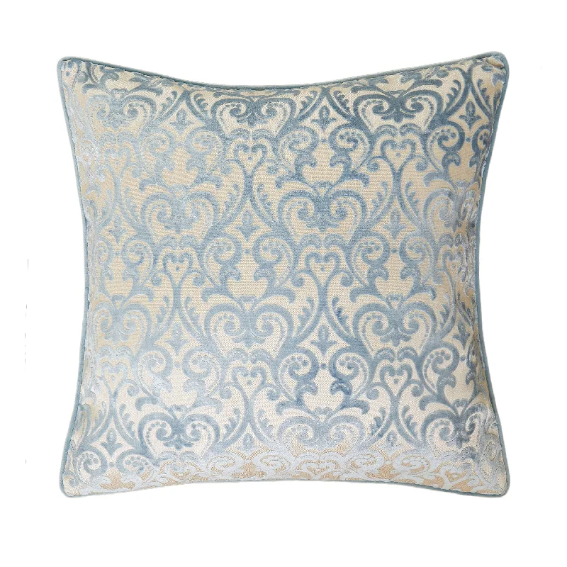 Adjustable Pillows for Customized ComfortLight Blue Ikat Pillow