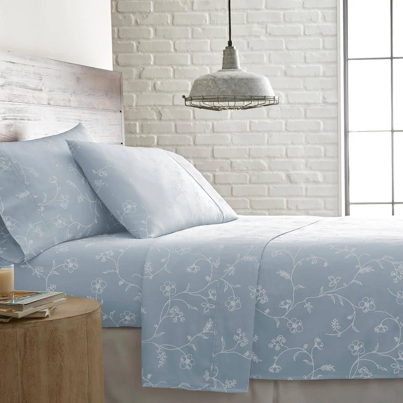 Sweetbrier Ballard Blue with White Flowers