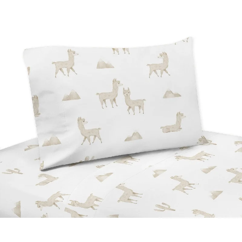 Queen - Size Sheet Sets with a European Pillowcase SetBoho Llama 3-piece Twin Sheet Set - Gender Neutral Beige Taupe Tan White Bohemian Southwest Aztec Watercolor Mountain Farmhouse Queen - Size Sheet Sets with a European Pillowcase SetBoho Llama 3-piece Twin Sheet Set - Gender Neutral Beige Taupe Tan White Bohemian Southwest Aztec Watercolor Mountain Farmhouse