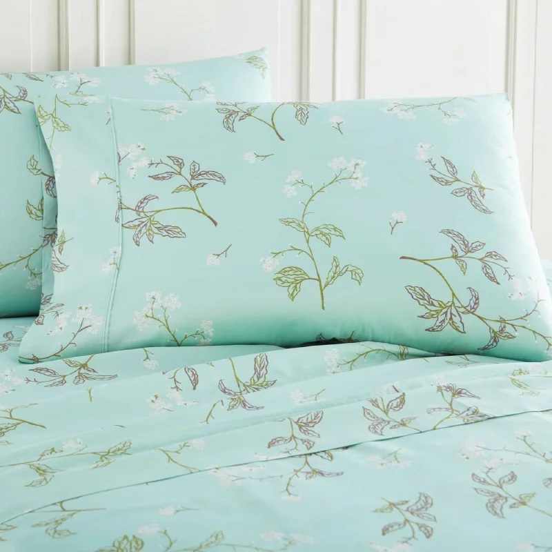 Fitted Sheets with Reinforced Corners for Long - Lasting UseMyosotis Scorpioides Extra Deep Pocket Sheet Set Fitted Sheets with Reinforced Corners for Long - Lasting UseMyosotis Scorpioides Extra Deep Pocket Sheet Set