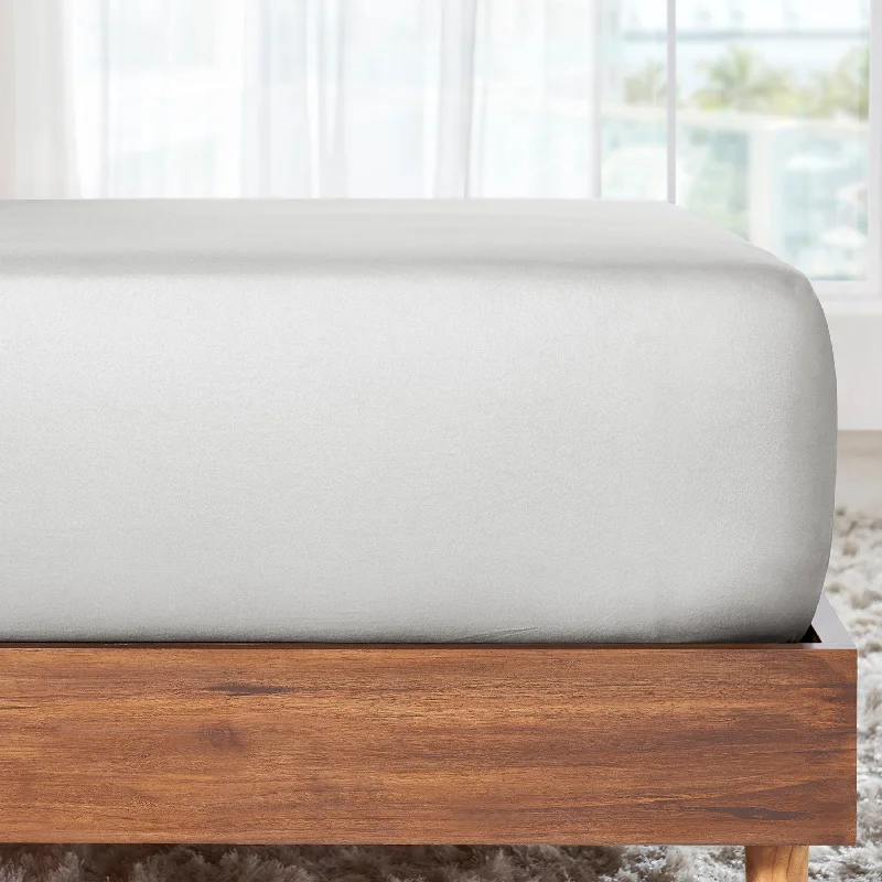 Polyester - Cotton Blend Sheets for Durability and ComfortFitted Sheet Only - 100% Cotton Sateen - Everyday Soft Polyester - Cotton Blend Sheets for Durability and ComfortFitted Sheet Only - 100% Cotton Sateen - Everyday Soft