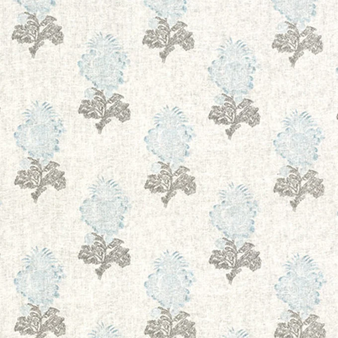 Bed skirts with a jacquard weave for a textured lookAldith Aqua