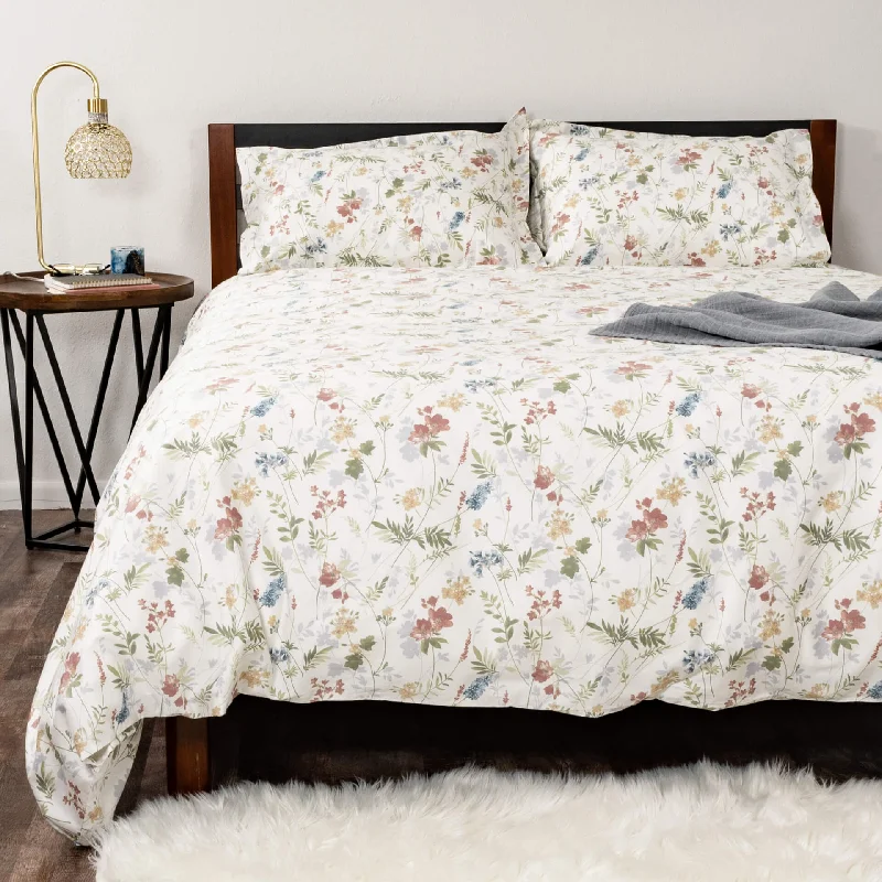 Egyptian cotton duvet covers for a luxurious and soft feelWatercolor Garden 400 Thread Count Sateen Duvet Cover Set Egyptian cotton duvet covers for a luxurious and soft feelWatercolor Garden 400 Thread Count Sateen Duvet Cover Set