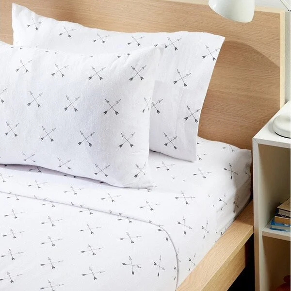 Wrinkle - Free Polyester Sheets for a Low - Maintenance BedUltra Plush 160 GSM Deep Pocket Cotton Flannel Bed Sheet Set Wrinkle - Free Polyester Sheets for a Low - Maintenance BedUltra Plush 160 GSM Deep Pocket Cotton Flannel Bed Sheet Set