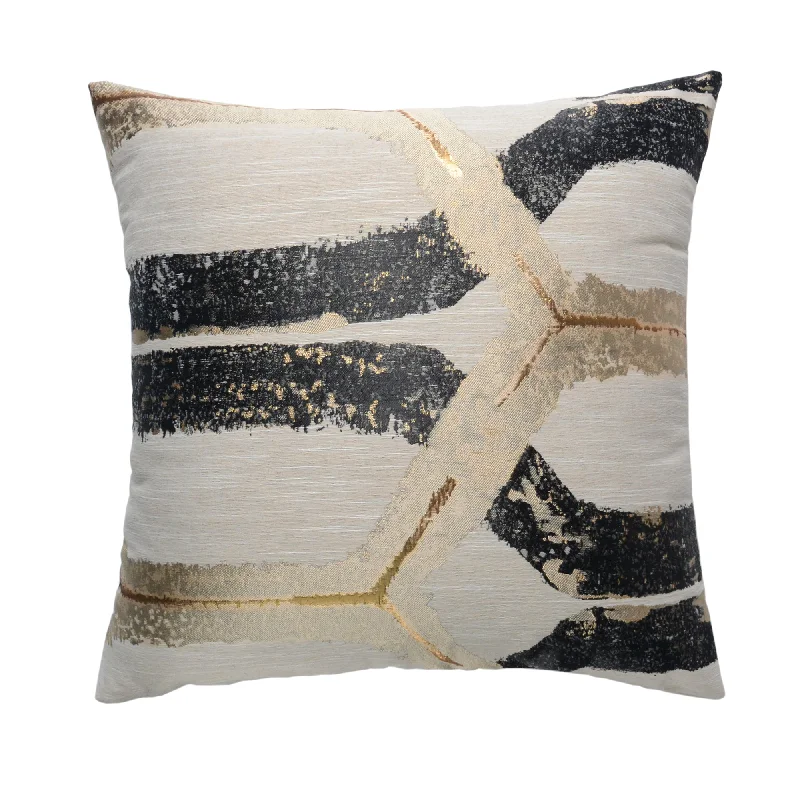 Kids Pillows with Fun DesignsNoir Abstract Pattern Pillow