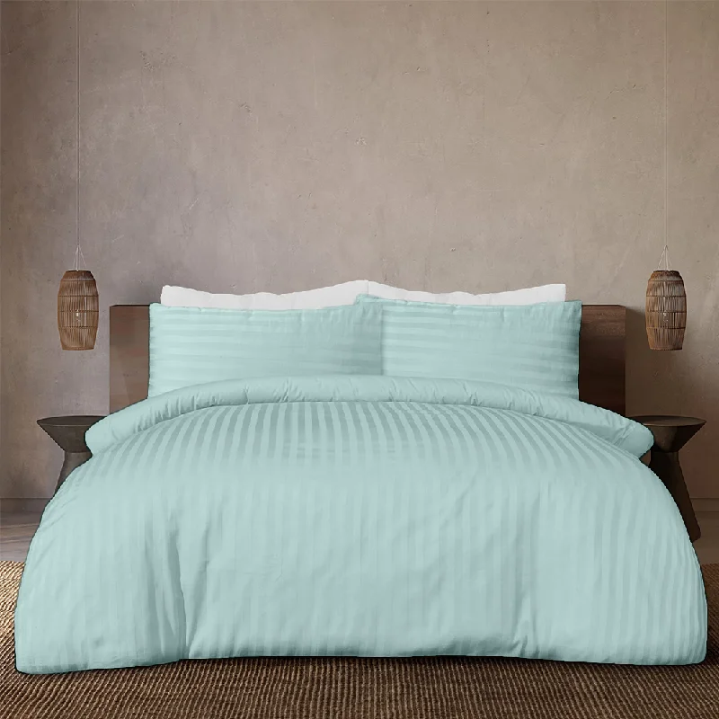 Striped duvet covers with bold or subtle stripes for a classic or nautical feelAqua Blue Stripe Duvet Cover Set Sateen Comfy Striped duvet covers with bold or subtle stripes for a classic or nautical feelAqua Blue Stripe Duvet Cover Set Sateen Comfy
