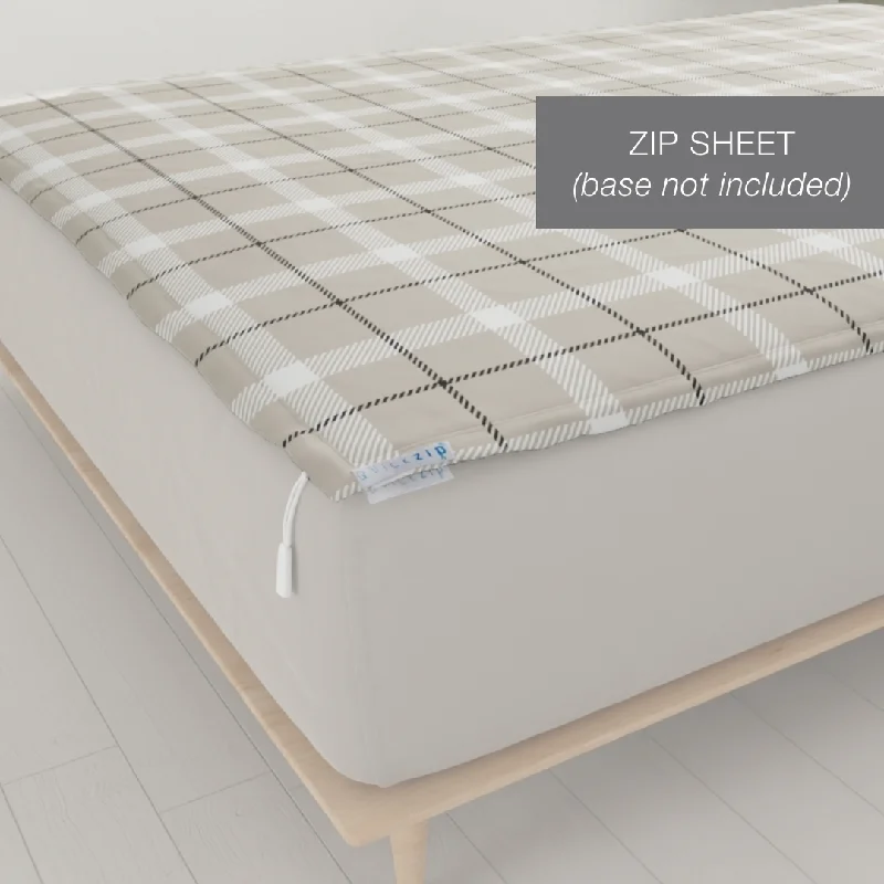 Linen - Cotton Blend Sheets for a Natural and Versatile OptionClassic Flannel Add-on Zip Sheets