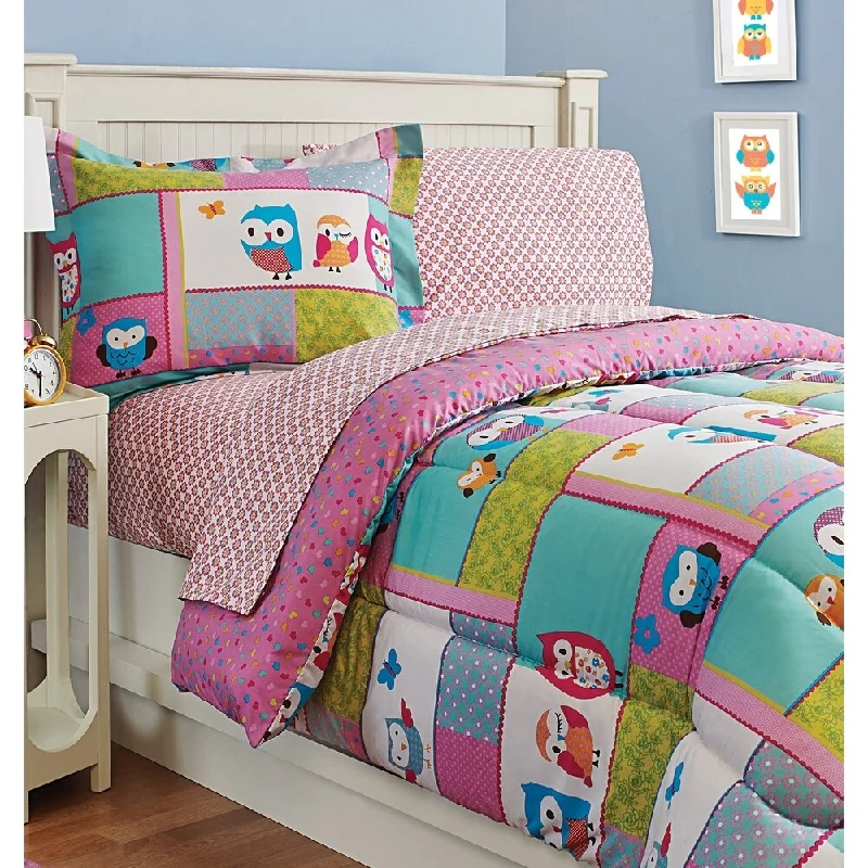 Polyester - Cotton Blend Sheets for Durability and ComfortKids Fun Owl Sheet Set