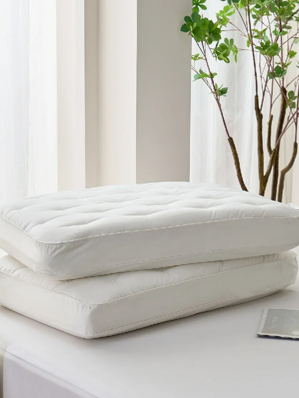 Back Support Pillows for Office Chairs(Exclude from Promotion) PiloMio® Goose Down Memory Foam Dual Pillow