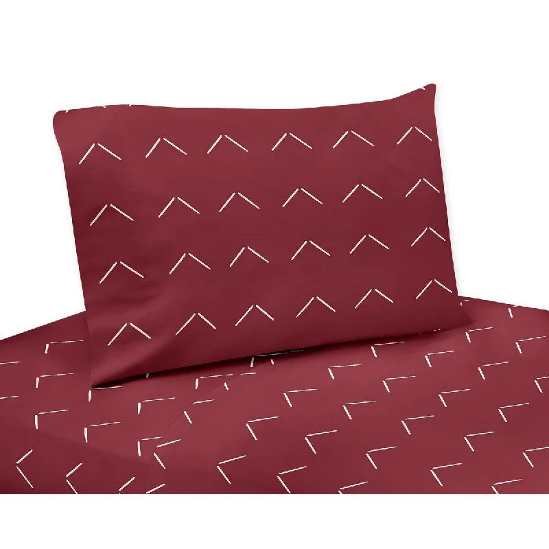 King - Size Sheet Sets with a Decorative Pillow SetSweet Jojo Designs Red Boho Arrow Boy Girl Gender Neutral 3p Twin Sheet Set White Bohemian Tribal Southwest Geometric Woodland King - Size Sheet Sets with a Decorative Pillow SetSweet Jojo Designs Red Boho Arrow Boy Girl Gender Neutral 3p Twin Sheet Set White Bohemian Tribal Southwest Geometric Woodland