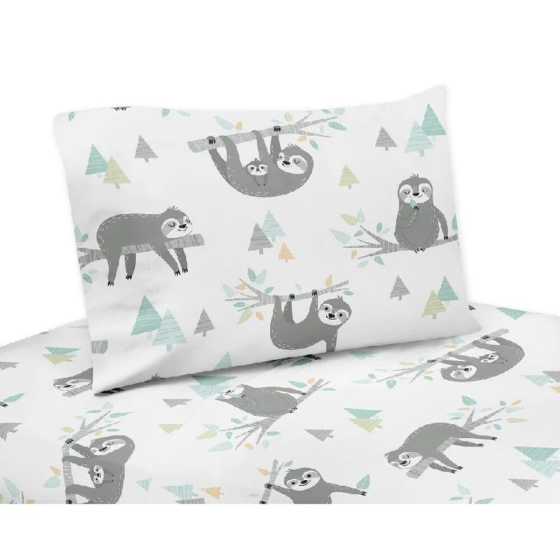 Wrinkle - Free Polyester Sheets for a Low - Maintenance BedSweet Jojo Designs Blue and Grey Jungle Sloth Leaf 4-piece Queen Sheet Set - Turquoise Gray Green Tropical Botanical Rainforest Wrinkle - Free Polyester Sheets for a Low - Maintenance BedSweet Jojo Designs Blue and Grey Jungle Sloth Leaf 4-piece Queen Sheet Set - Turquoise Gray Green Tropical Botanical Rainforest