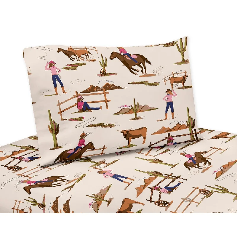 King - Size Sheet Sets with a Decorative Pillow SetSweet Jojo Designs Western Cowgirl Girl 3p Twin Sheet Set Wild West Vintage Country Animal Horse Southwest Beige Brown Pink Blue King - Size Sheet Sets with a Decorative Pillow SetSweet Jojo Designs Western Cowgirl Girl 3p Twin Sheet Set Wild West Vintage Country Animal Horse Southwest Beige Brown Pink Blue