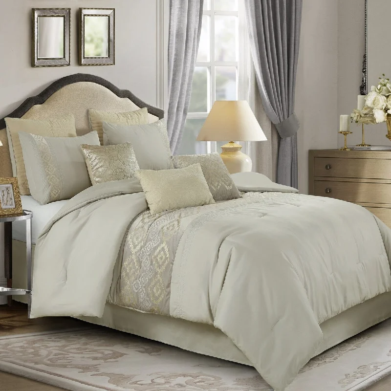 Jarina Luxury 9 Piece Comforter set