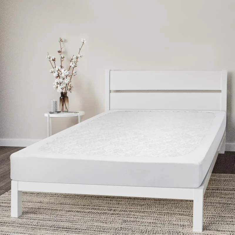 Bed skirts with a scalloped hem for a charming detailHIgh Stretch Jersey Knit Wrap Around Box Spring Cover Bed skirts with a scalloped hem for a charming detailHIgh Stretch Jersey Knit Wrap Around Box Spring Cover