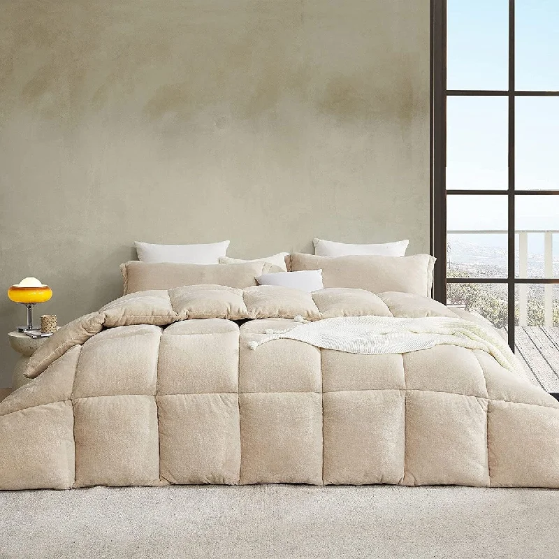 Thicker Than Thick - Coma Inducer® Oversized Comforter Set - Down Alternative Ultra Plush Filling - Birch