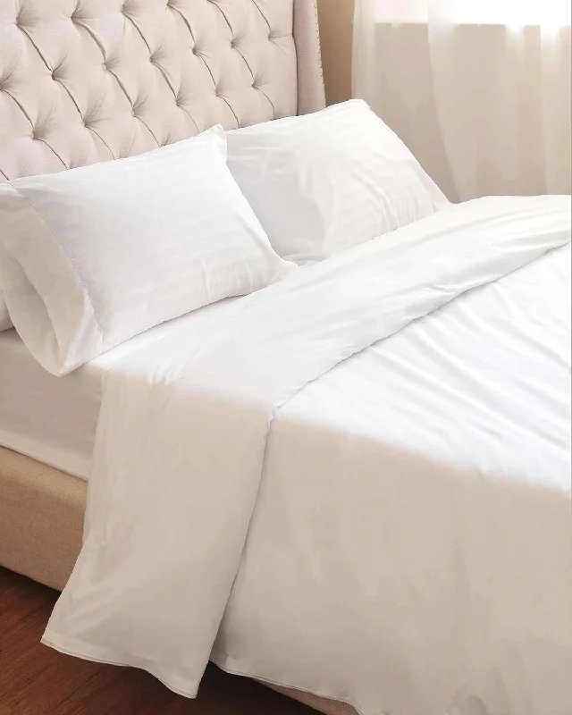 Hypoallergenic duvet covers for allergy - prone individualsSerenity Egyptian Cotton Percale Duvet Cover