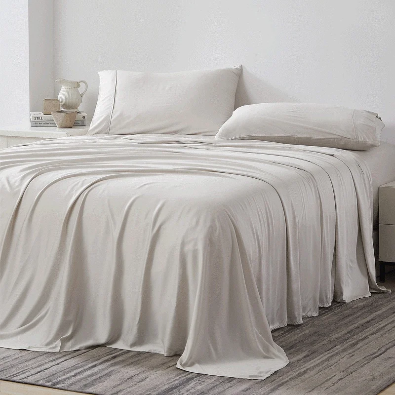 Wrinkle - Free Polyester Sheets for a Low - Maintenance Bed300 Thread Count Bamboo Extra Deep Pocket Sheet Set Wrinkle - Free Polyester Sheets for a Low - Maintenance Bed300 Thread Count Bamboo Extra Deep Pocket Sheet Set
