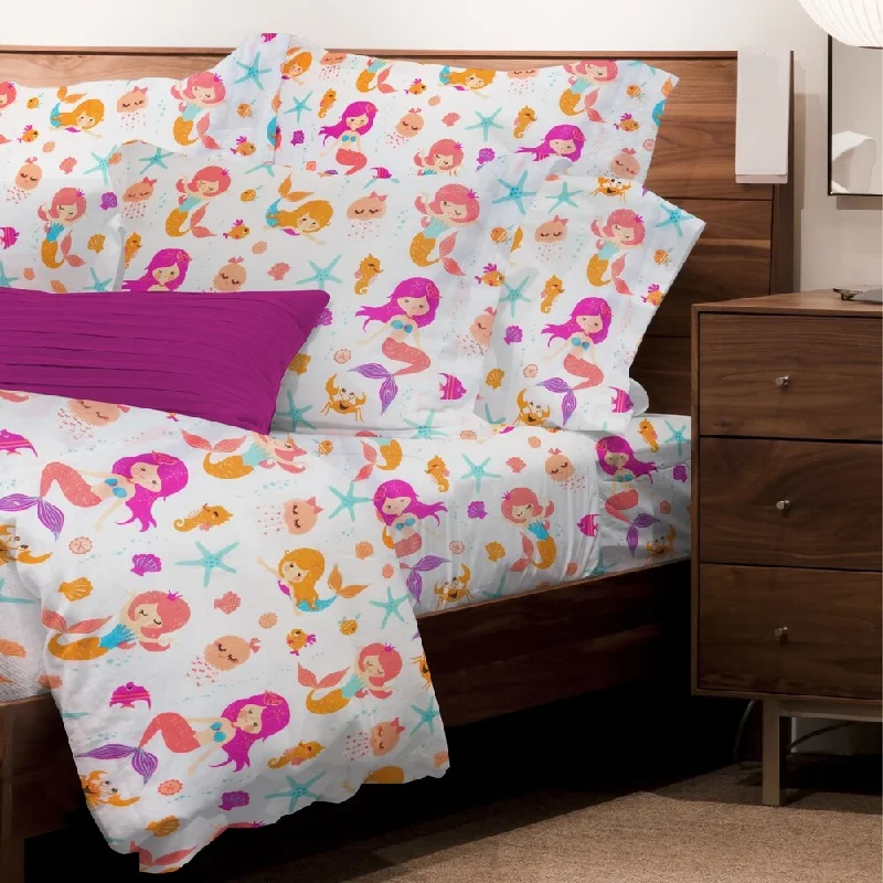 Jersey - Knit Sheets for a Comfortable and Casual BedMermaid sheet sets