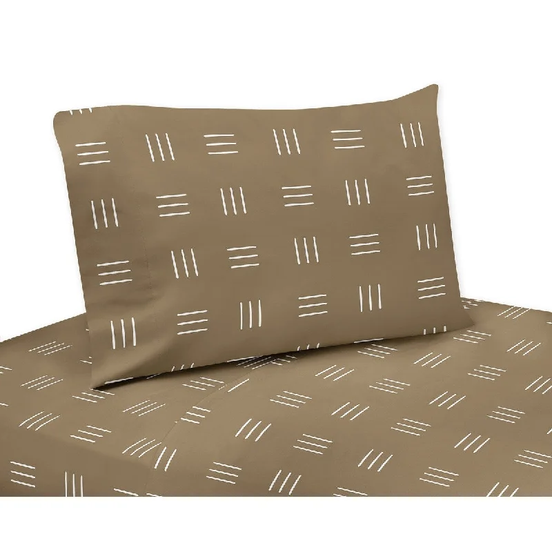 Polyester - Cotton Blend Sheets for Durability and ComfortSweet Jojo Designs Brown Boho Mudcloth Boy Girl Gender Neutral 3p Twin Sheet Set White Bohemian Woodland Tribal Southwest Hatch Polyester - Cotton Blend Sheets for Durability and ComfortSweet Jojo Designs Brown Boho Mudcloth Boy Girl Gender Neutral 3p Twin Sheet Set White Bohemian Woodland Tribal Southwest Hatch