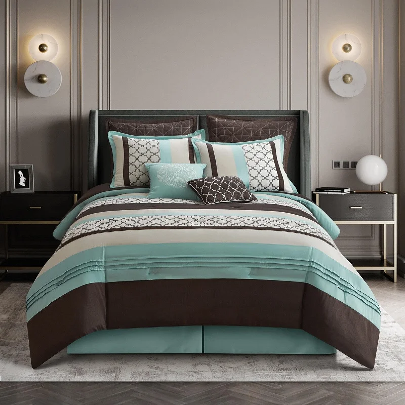 Aqua/Brown