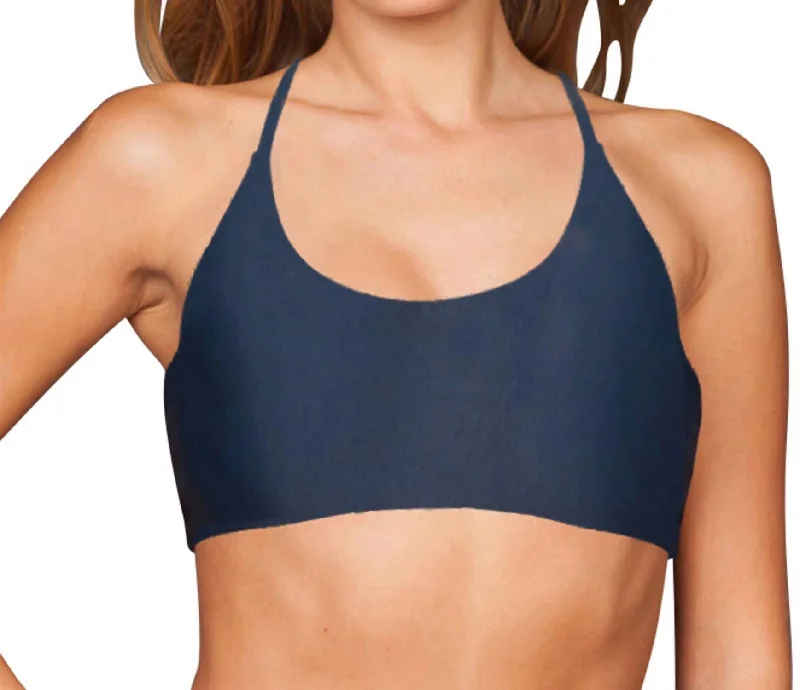 Big Island Bralette Bikini Top In Sfs Storm