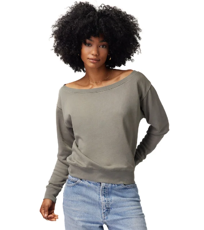 Spiritual Gangster Vida Off Shoulder Long Sleeve Top