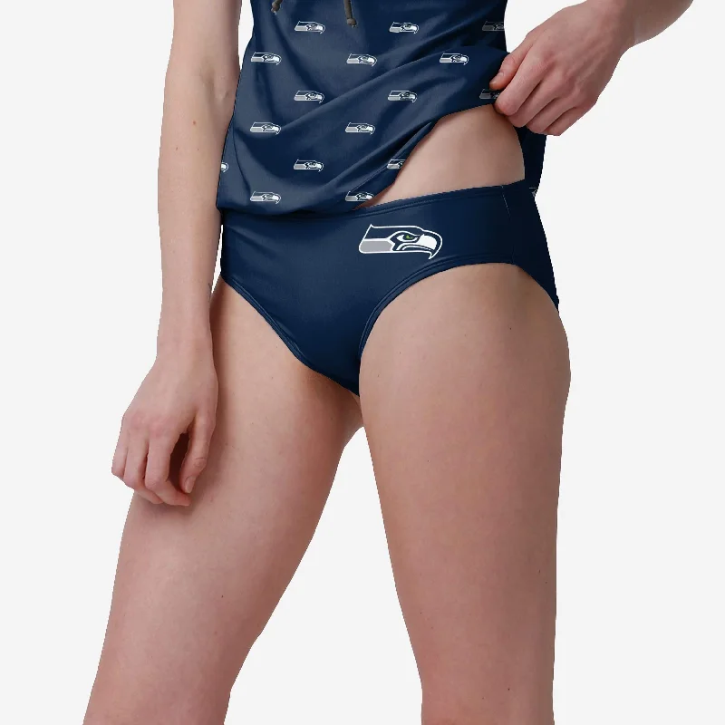 Seattle Seahawks Womens Mini Logo Bikini Bottom