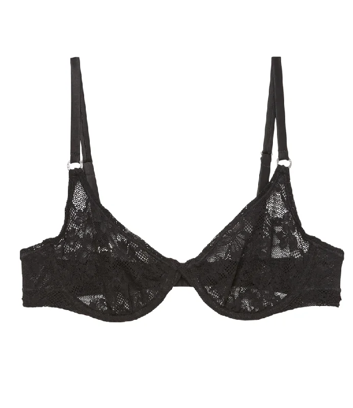 Fleur Du Mal Lace Demi Bra