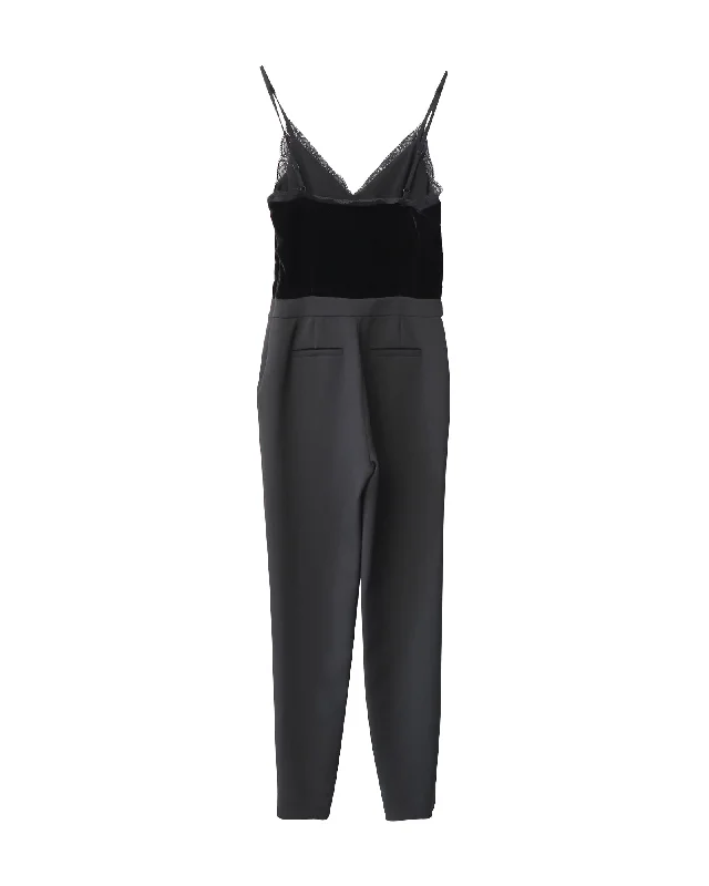 Michael Michael Kors Sleeveless Jumpsuit in Black Viscose