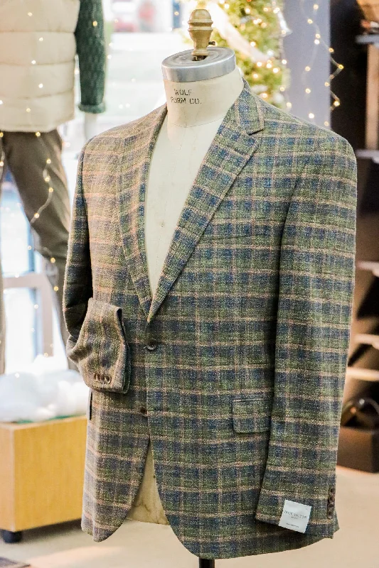 Jack Victor Pine Plaid Conway Blazer