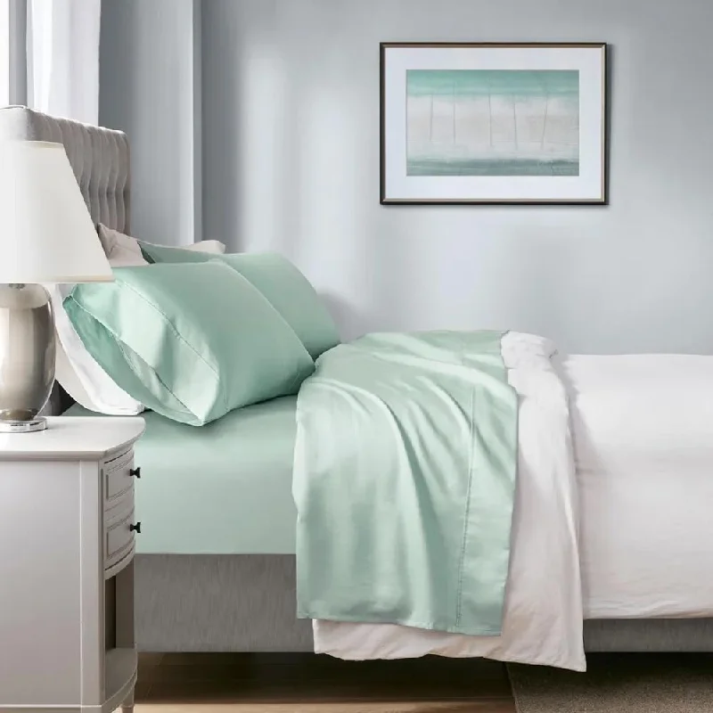 Fleece blankets for a cozy and plush texture4pc Queen 1000 Thread Count Smart Temperature Cotton Sheet Set Seafoam Fleece blankets for a cozy and plush texture4pc Queen 1000 Thread Count Smart Temperature Cotton Sheet Set Seafoam