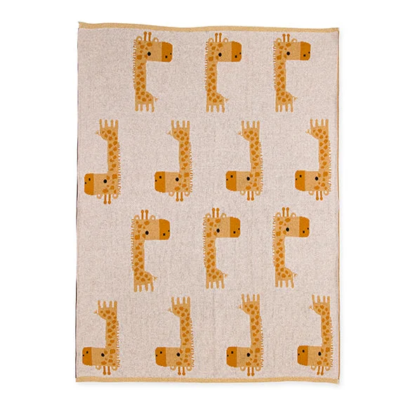 Rayon from bamboo blankets for a silky and breathable feelBaby Blanket - Gilbert Giraffe Rayon from bamboo blankets for a silky and breathable feelBaby Blanket - Gilbert Giraffe