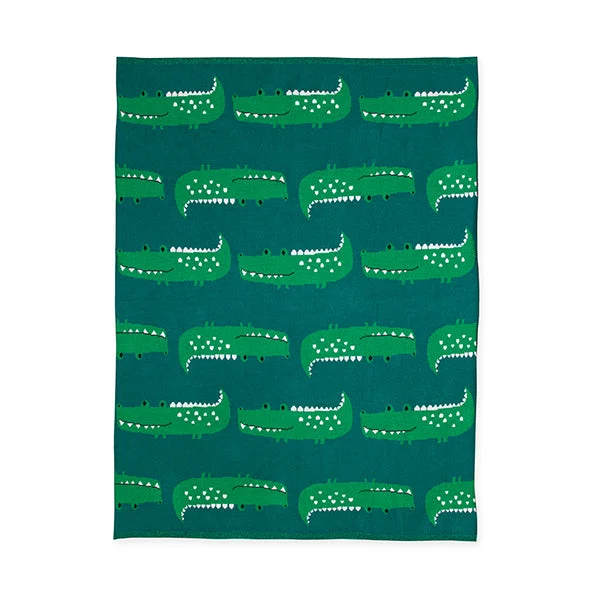 Cotton blankets for breathability and a lightweight feelBaby Blanket - Rocka Croc