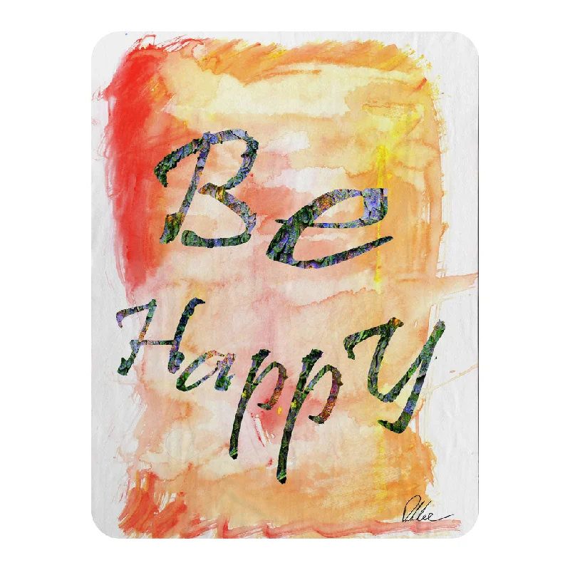 Silk blankets with a smooth and elegant touchBe Happy (Blanket)
