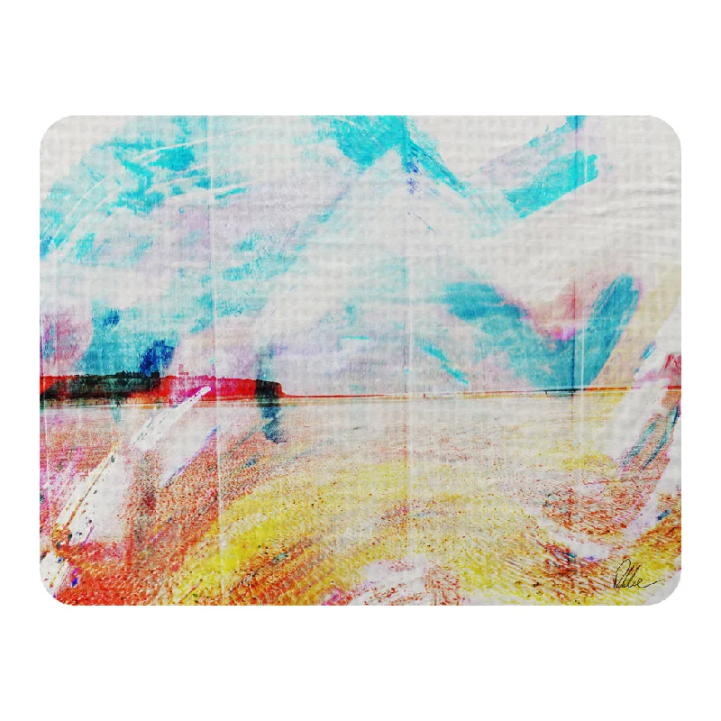 Fleece blankets for a cozy and plush texturebeach view cliffs (Blanket)