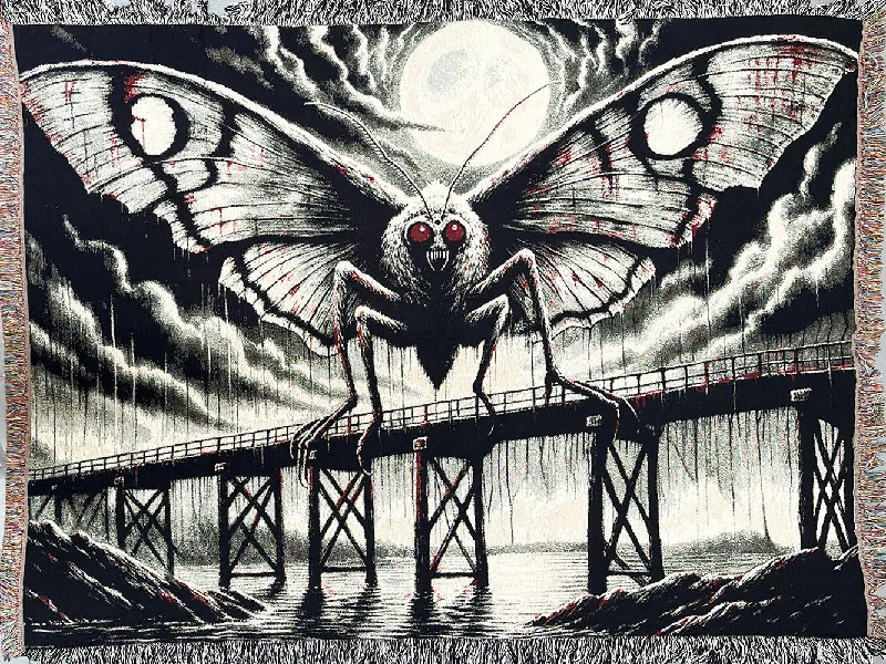 Rayon from bamboo blankets for a silky and breathable feelBig Mothman Blanket