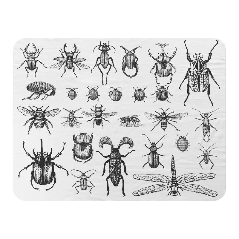 Microfiber blankets that are durable and easy to care forbig set of insects bugs beetles and bees, fleas many species in vintage old hand drawn style (Blanket) Microfiber blankets that are durable and easy to care forbig set of insects bugs beetles and bees, fleas many species in vintage old hand drawn style (Blanket)