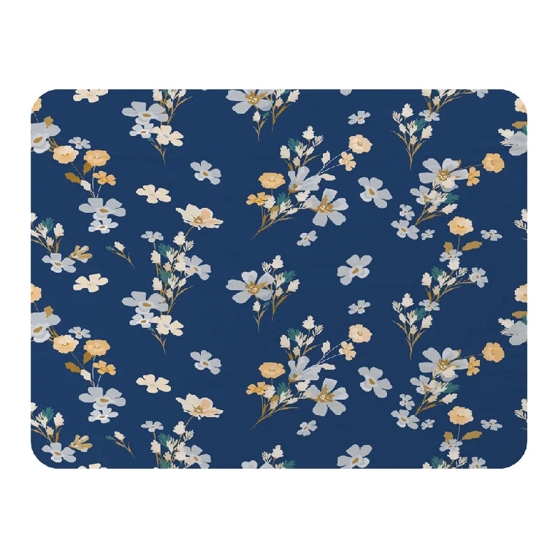 Fleece blankets for a cozy and plush textureBlue & Yellow Bunches (Blanket)