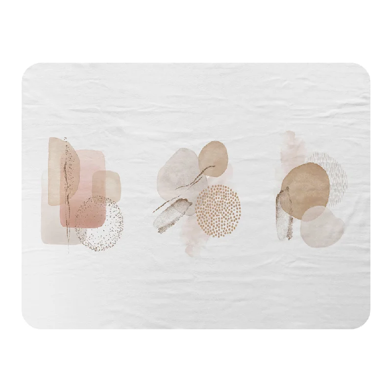 Linen blankets with a rustic and textured lookBlush, pink, ivory, beige watercolor Illustration and gold elements (Blanket) Linen blankets with a rustic and textured lookBlush, pink, ivory, beige watercolor Illustration and gold elements (Blanket)