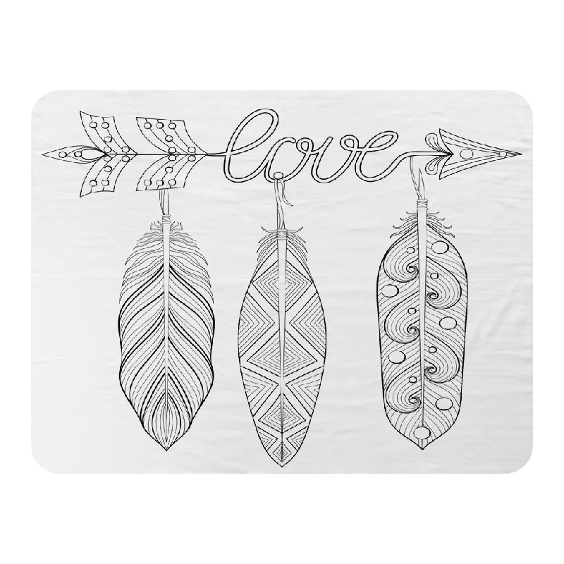 Mohair blankets with a unique sheen and softnessBohemian Arrow (Blanket)