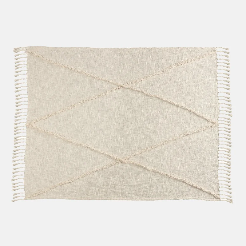 King - size blankets to cover large beds comfortablyBoho Diamond Tufted Throw Blanket King - size blankets to cover large beds comfortablyBoho Diamond Tufted Throw Blanket